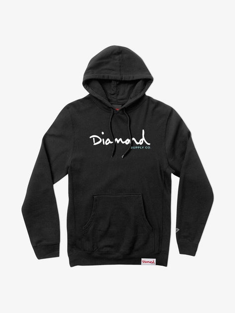 Sweat Diamond Supply Co - Homme Taille M - Rouge Délavé - Polaire - Très Bon état