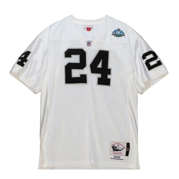 Mitchell Ness Authentic Charles Woodson Oakland Raiders Super Bowl 2002 Jersey