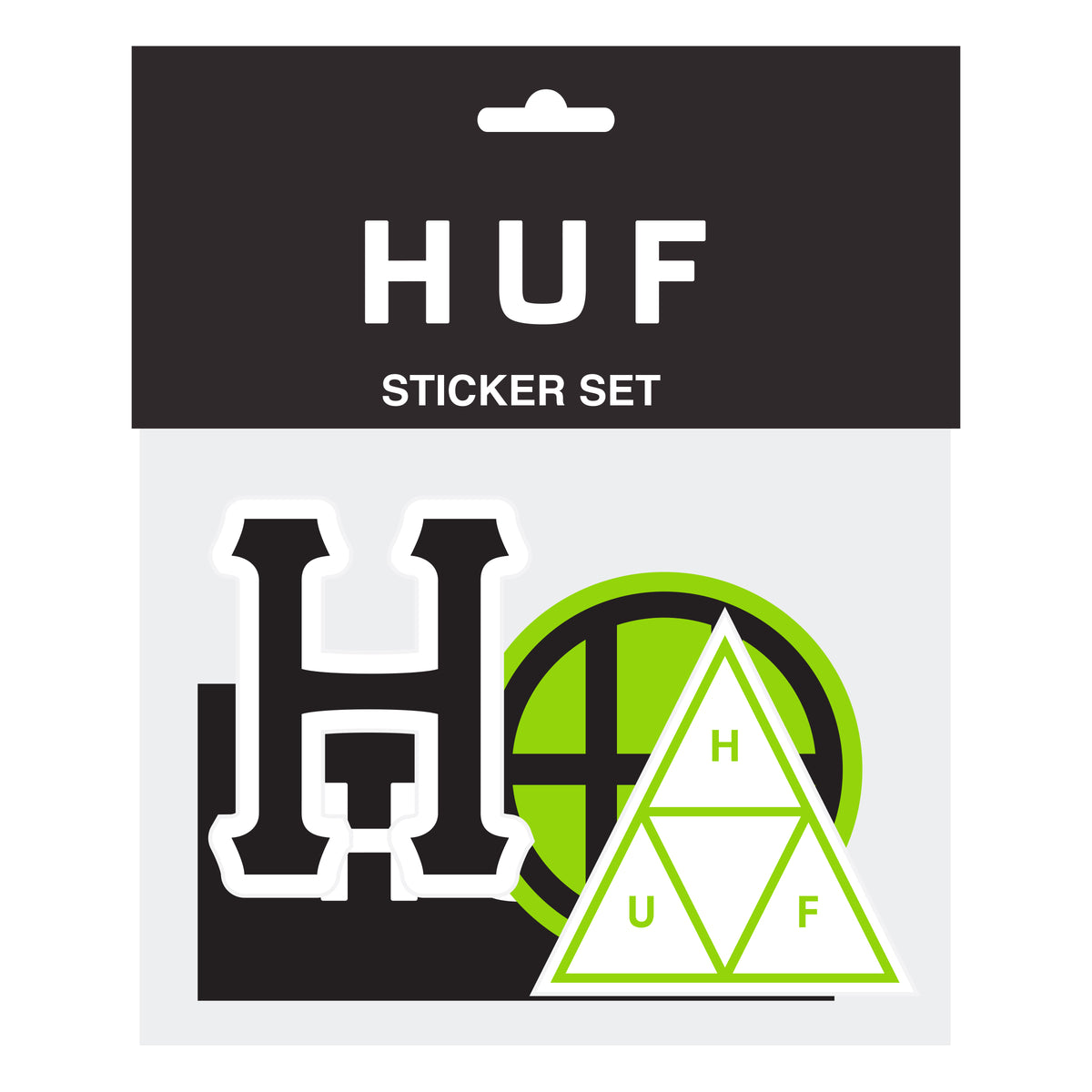 Huf Core Logo Sticker Set