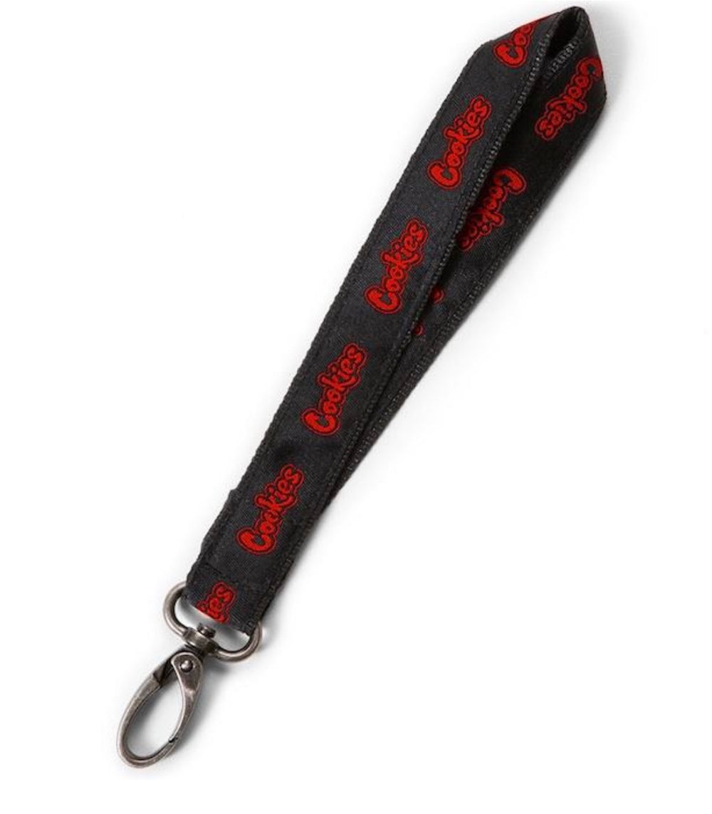 Cookies Small Thin Mint Lanyard Black/Red 