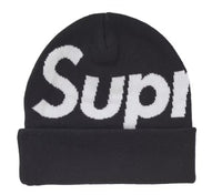 Load image into Gallery viewer, Supreme Big Logo Beanie (FW24) Black
