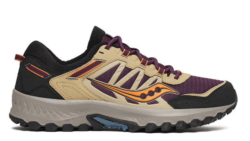 Saucony Grid Peak Purple/Orange | Redwood Sole display picture 2