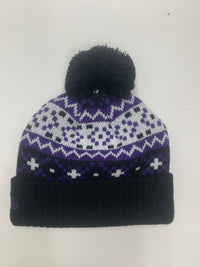 Load image into Gallery viewer, New Era Sacramento Kings Nostalgia Knit Beanie
