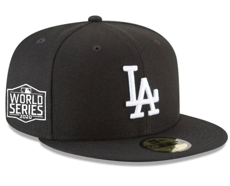 New Era 59FIFTY Los Angeles Dodgers 2020 World Series Side Patch Fitted Hat