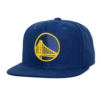 Load image into Gallery viewer, Mitchell &amp; Ness Sweet Suede Snapback Golden State Warriors
