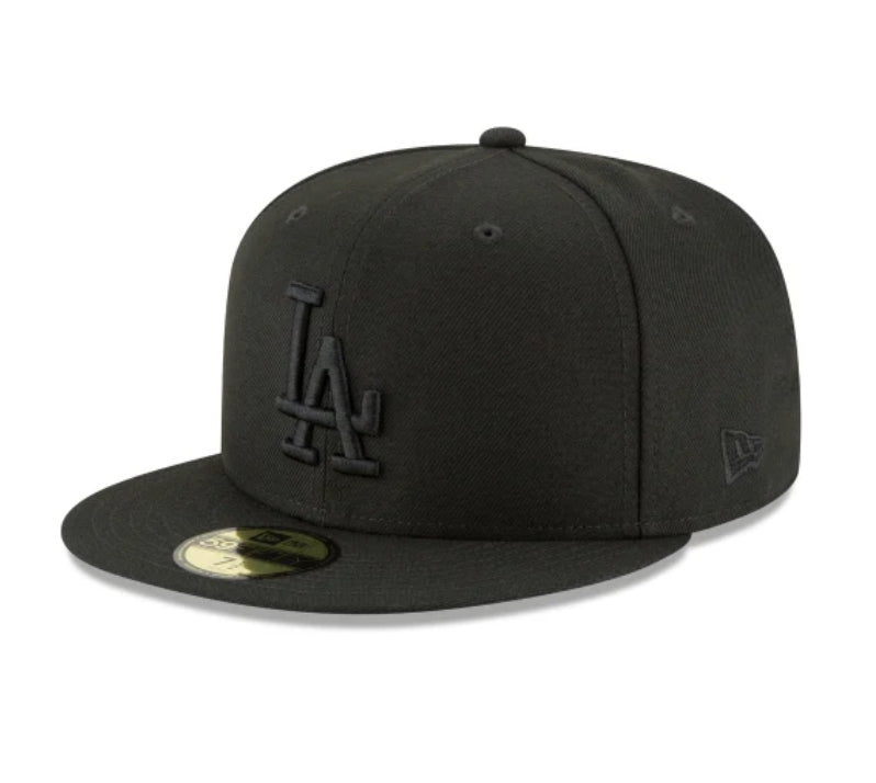 New Era Los Angeles Dodgers Blackout Basic 59FIFTY Fitted Hat