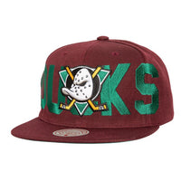 Load image into Gallery viewer, Mitchell &amp; Ness Full Frontal Snapback Vntg Anaheim Ducks
