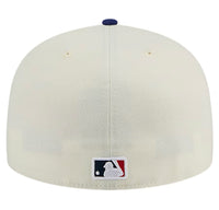 Load image into Gallery viewer, New Era 59FIFTY Cream Evergreen Chrome Los Angeles Dodgers Fitted
