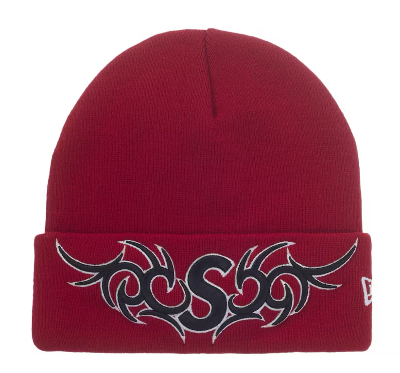 Supreme New Era Tribal S Logo Beanie FW25 | Redwood Sole
