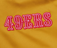 Load image into Gallery viewer, Mitchell &amp; Ness Men&#39;s Gold San Francisco 49ers Heavyweight Satin Full-Zip Jacket
