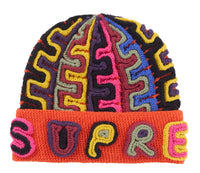 Load image into Gallery viewer, Supreme Yarn Appliqué Beanie Dark Orange
