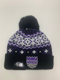 Load image into Gallery viewer, New Era Sacramento Kings Nostalgia Knit Beanie

