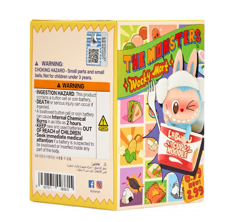 Pop Mart Labubu The Monsters Wacky Mart Series Figure Single Blind