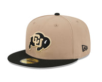Load image into Gallery viewer, New Era Colorado Buffaloes Camel 59FIFTY Fitted Hat
