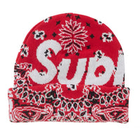 Load image into Gallery viewer, Supreme Bandana Big Logo Beanie
