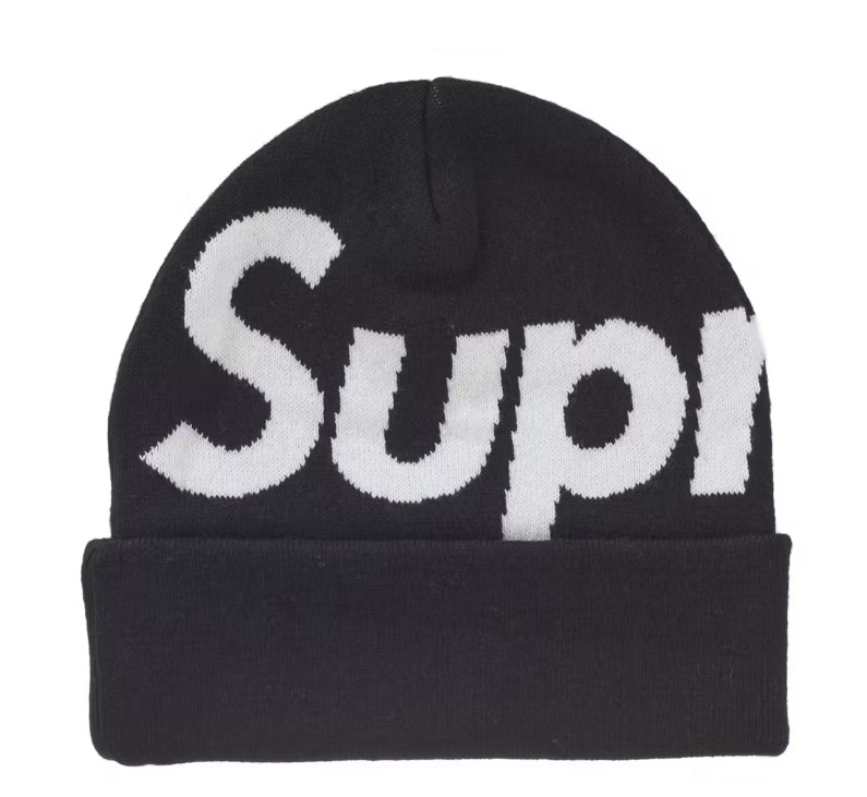 Supreme Big Logo Beanie (FW24) Black