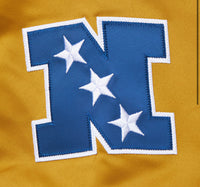 Load image into Gallery viewer, Mitchell &amp; Ness Men&#39;s Gold San Francisco 49ers Heavyweight Satin Full-Zip Jacket
