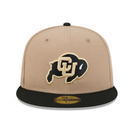Load image into Gallery viewer, New Era Colorado Buffaloes Camel 59FIFTY Fitted Hat
