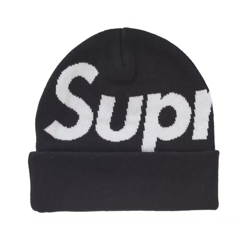 Supreme Big Logo Beanie Black (FW24)