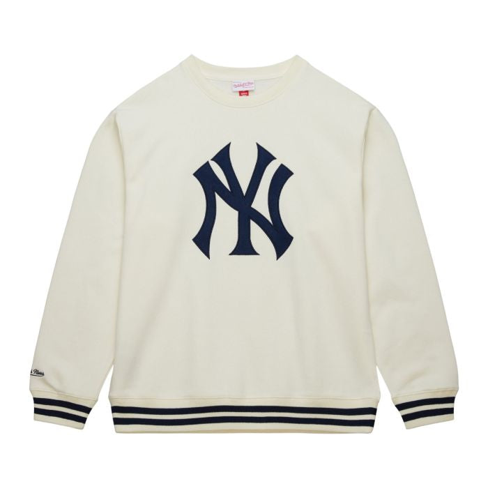 Mitchell & Ness Heritage Fleece Crew Vintage Logo New York Yankees