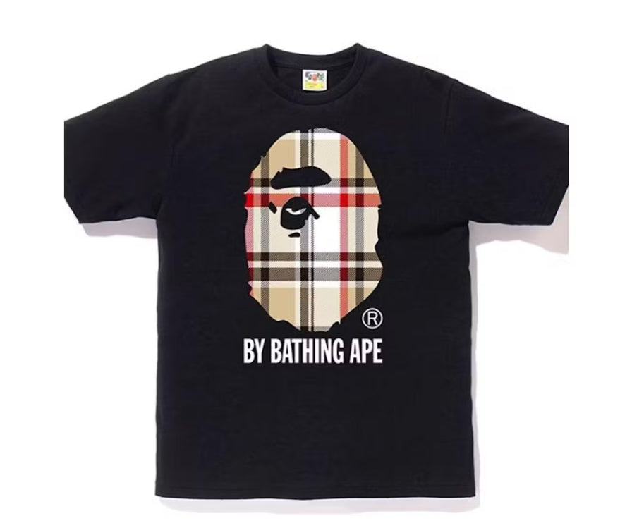 A Bathing Ape BAPE Check by Bathing T-Shirt