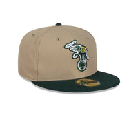 Load image into Gallery viewer, New Era Oakland Athletics Camel 59FIFTY Fitted Hat
