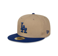 Load image into Gallery viewer, New Era Los Angeles Dodgers Camel 59FIFTY Fitted Hat
