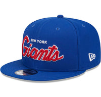 Load image into Gallery viewer, New Era New York Giants Main Script 9FIFTY Snapback Hat
