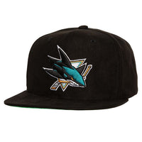 Load image into Gallery viewer, Mitchell &amp; Ness Sweet Suede Snapback San Jose Sharks
