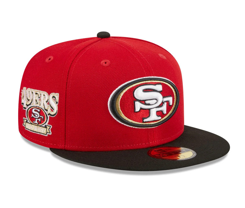 New Era San Francisco 49ers Throwback Hidden 59FIFTY Fitted