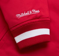 Load image into Gallery viewer, Mitchell &amp; Ness Men&#39;s Scarlet San Francisco 49ers Heavyweight Satin Full-Zip Jacket
