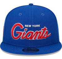 Load image into Gallery viewer, New Era New York Giants Main Script 9FIFTY Snapback Hat
