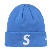 Load image into Gallery viewer, Supreme New Era S Logo Beanie Blue FW24
