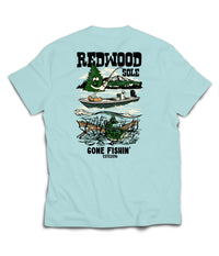 Load image into Gallery viewer, Redwood Sole Gone Fishin’ T-Shirt
