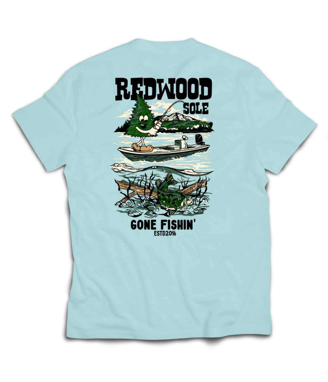 Redwood Sole Gone Fishin’ T-Shirt