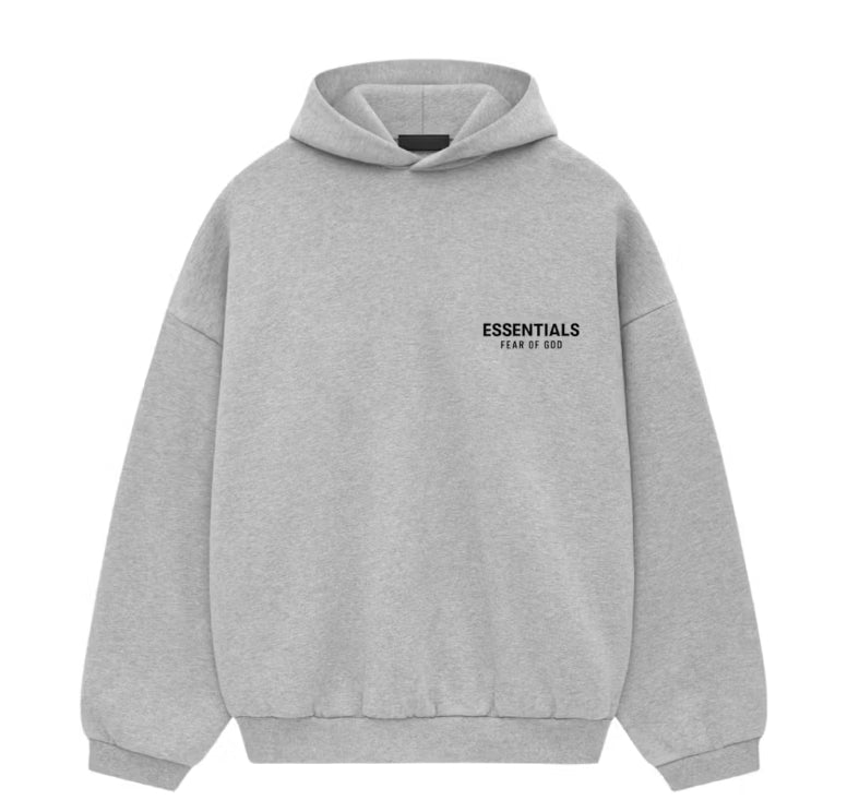 Fear of God Essentials Fleece Hoodie Light Heather Gray