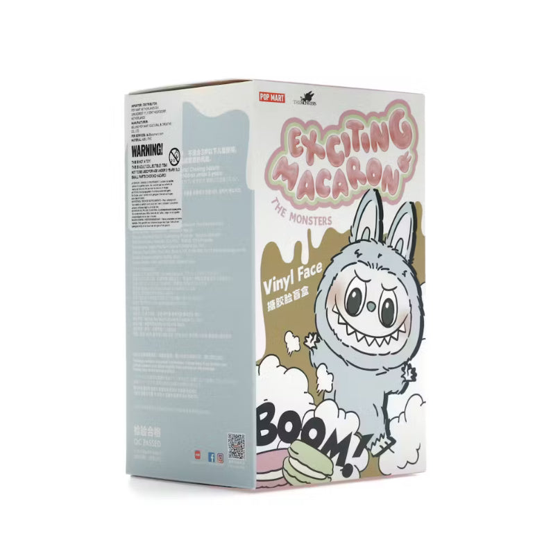 Pop Mart Labubu The Monsters Exciting Macaron Vinyl Plush Pendant Single Blind Box