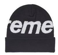 Load image into Gallery viewer, Supreme Big Logo Beanie (FW24) Black
