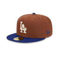 New Era Caps Los Angeles Dodgers Harvest 59FIFTY Fitted Hat Brown