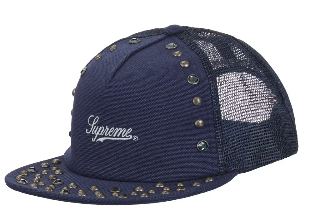 帽子 supreme bbSimon studded mesh back 5panel Supreme b.b. Simon Studded Mesh Back 5-Panel Hat | Redwood Sole