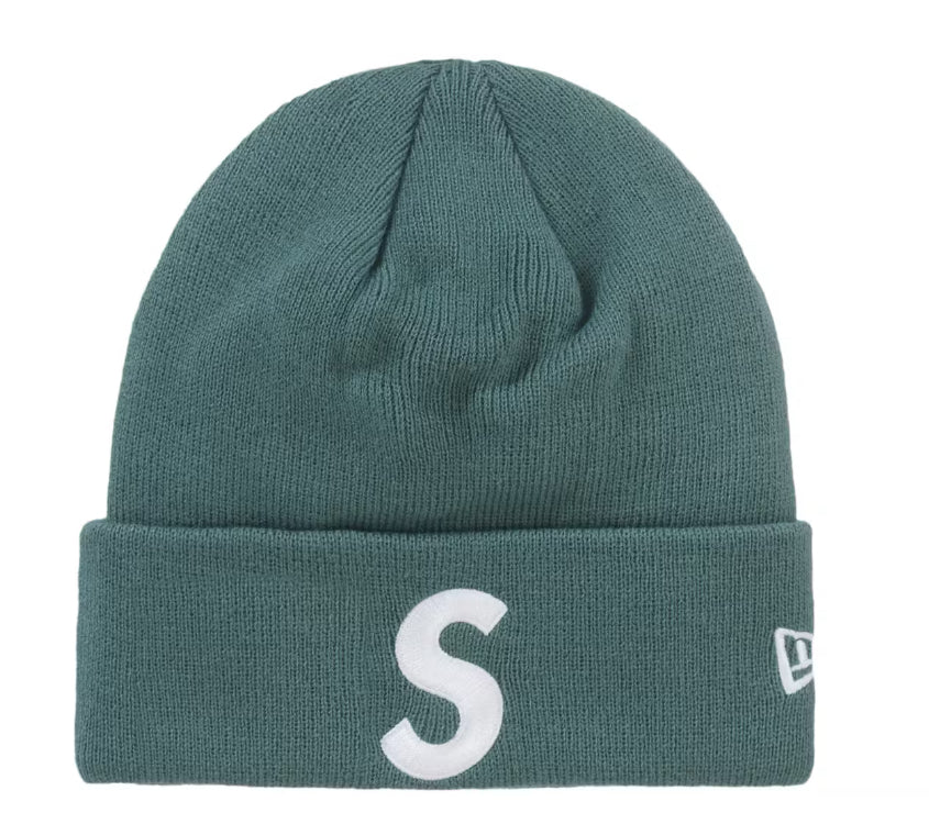 Supreme New Era S Logo Beanie Green FW24