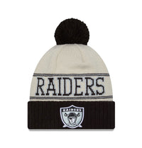 Load image into Gallery viewer, New Era 2023 Las Vegas Raiders Cold Weather Historic Pom Knit
