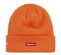 Load image into Gallery viewer, Supreme New Era S Logo Beanie Orange FW24
