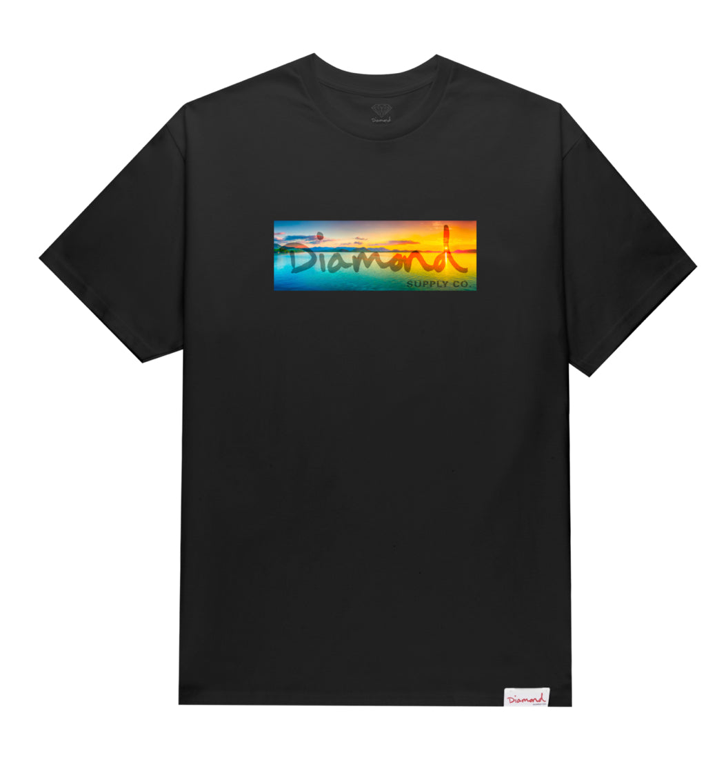 Diamond Supply Sunset Tee Redwood Sole