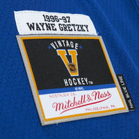 Load image into Gallery viewer, Mitchell &amp; Ness Blue Line Wayne Gretzky New York Rangers 1996 Jersey
