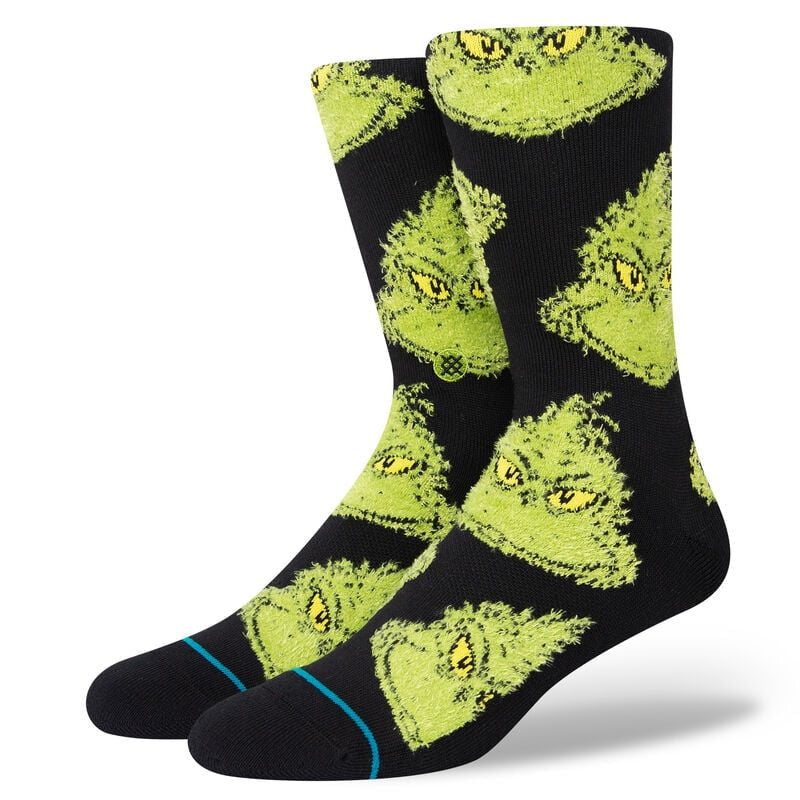 Stance X The Grinch Crew Socks Mean One