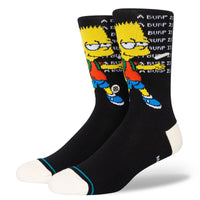 Load image into Gallery viewer, Stance X The Simpsons Crew Socks Troubled Bart
