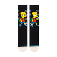 Load image into Gallery viewer, Stance X The Simpsons Crew Socks Troubled Bart
