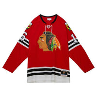 Load image into Gallery viewer, Mitchell &amp; Ness Blue Line Bobby Hull Chicago Blackhawks 1960 Jersey
