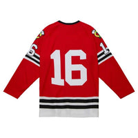 Load image into Gallery viewer, Mitchell &amp; Ness Blue Line Bobby Hull Chicago Blackhawks 1960 Jersey
